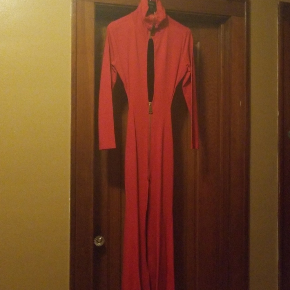 Only worn once! Beautiful red high low dress